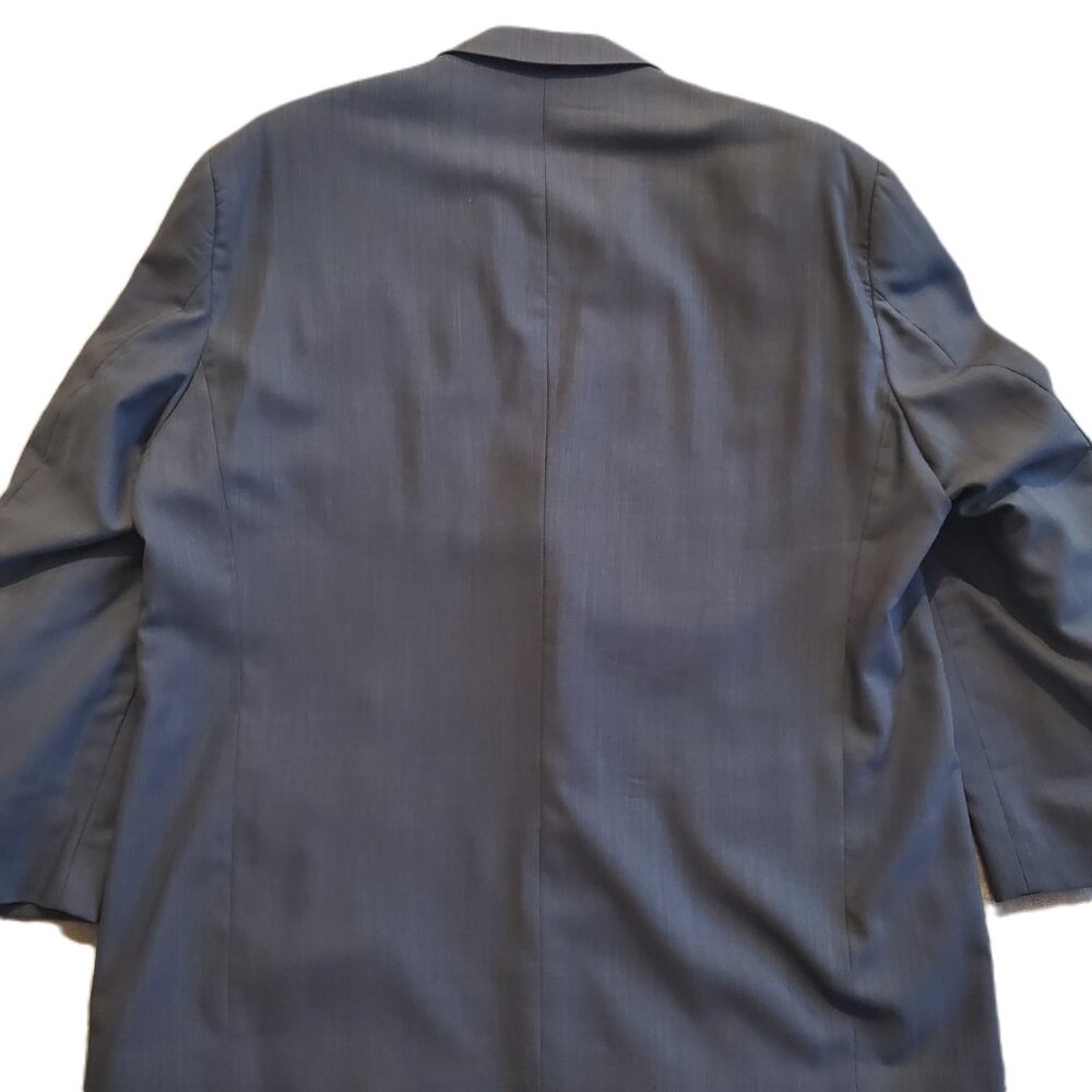 Pronto-Uomo Two-Piece Men's Gray Suit, Size 46R - Picture 3 of 14
